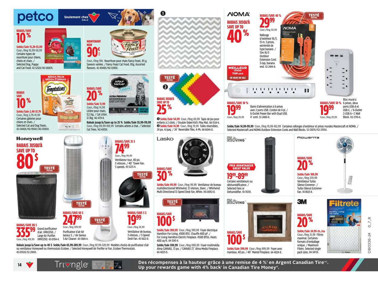 Flyer Canadian Tire 29.08.2024 - 04.09.2024