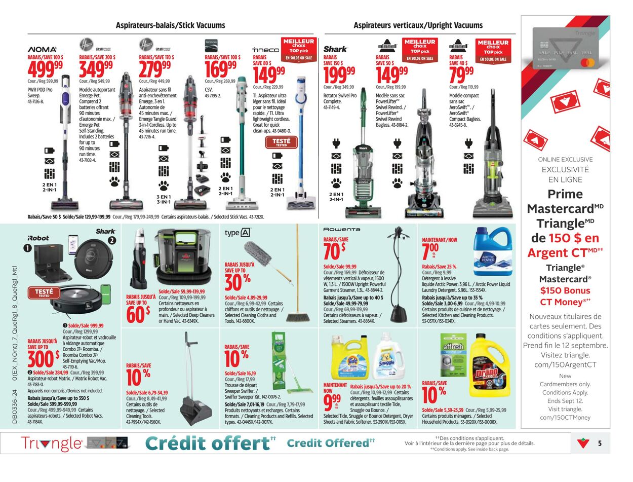 Flyer Canadian Tire 29.08.2024 - 04.09.2024