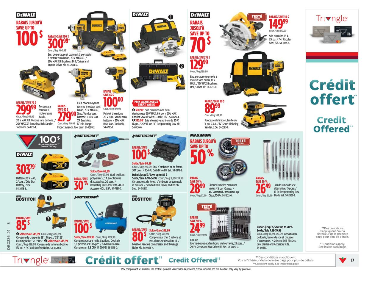 Flyer Canadian Tire 29.08.2024 - 04.09.2024