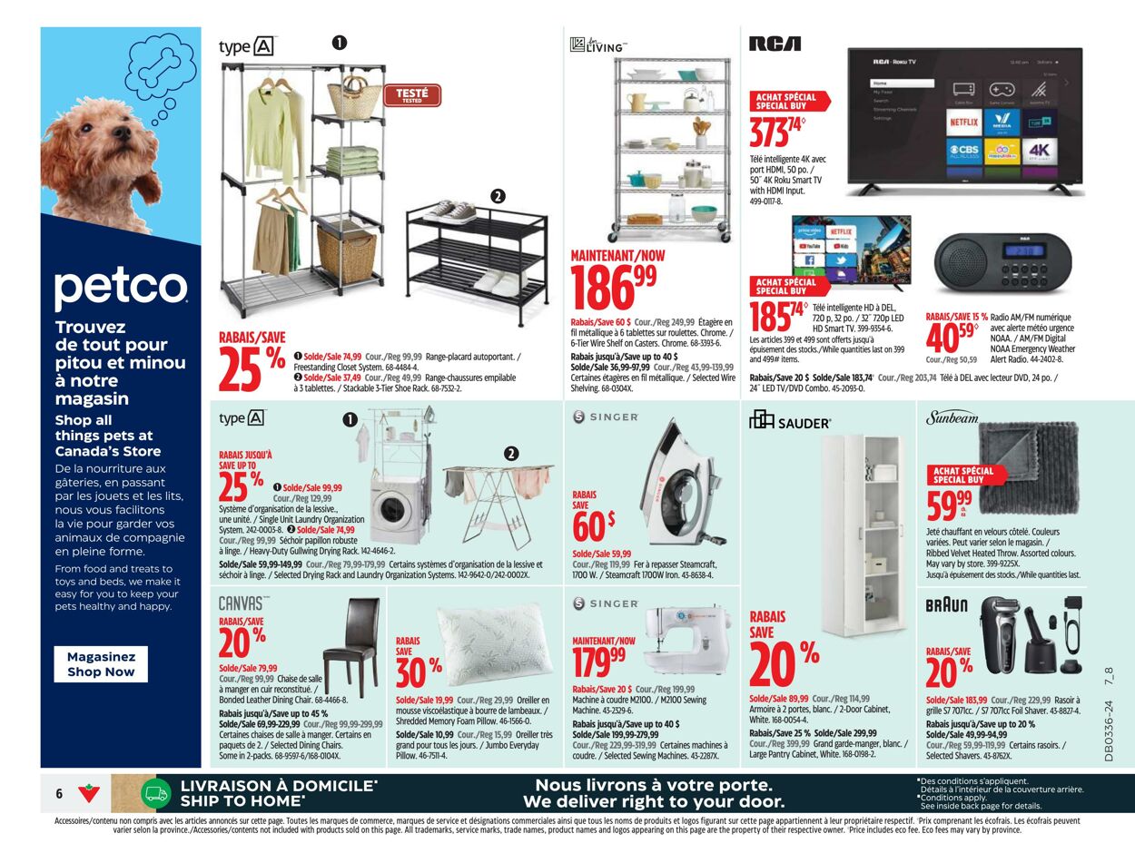 Flyer Canadian Tire 29.08.2024 - 04.09.2024