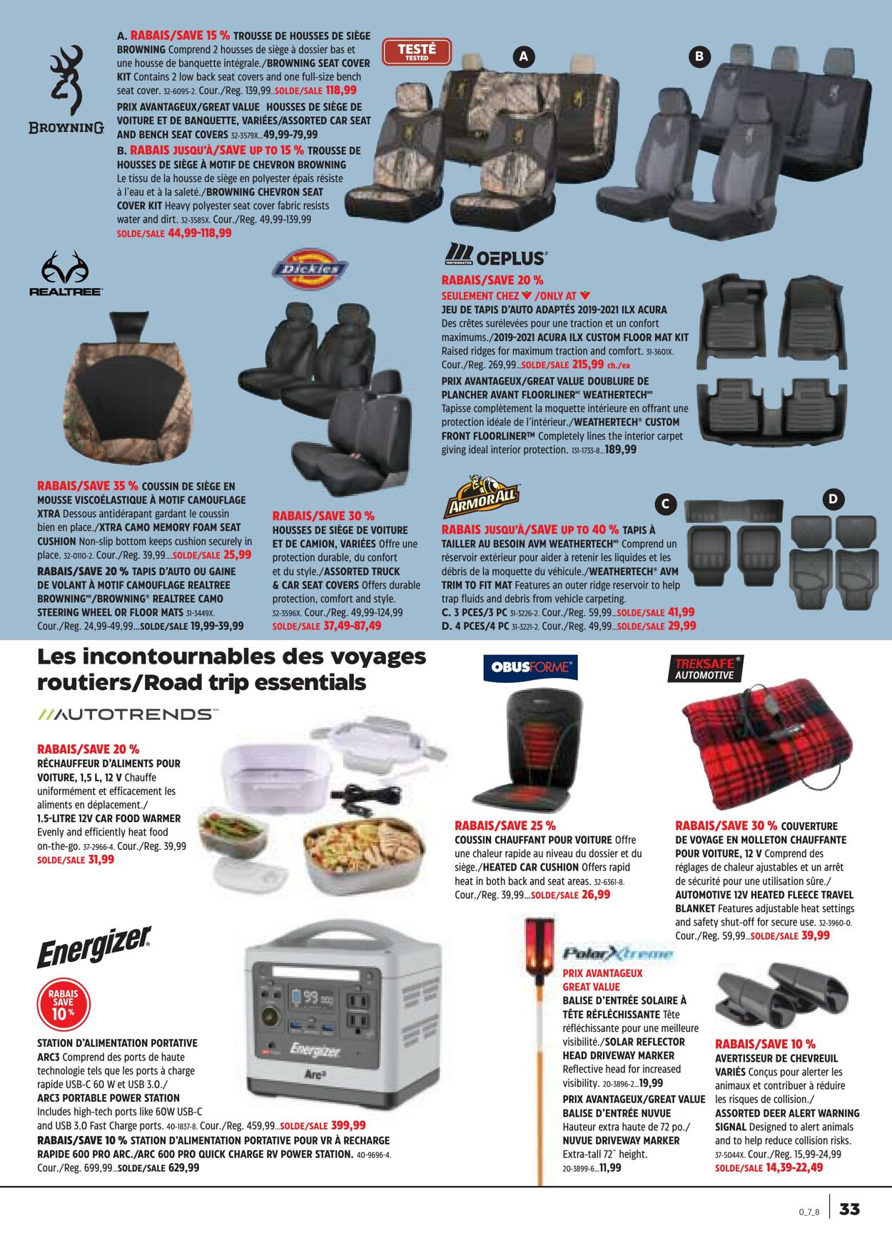 Flyer Canadian Tire 29.08.2024 - 18.09.2024