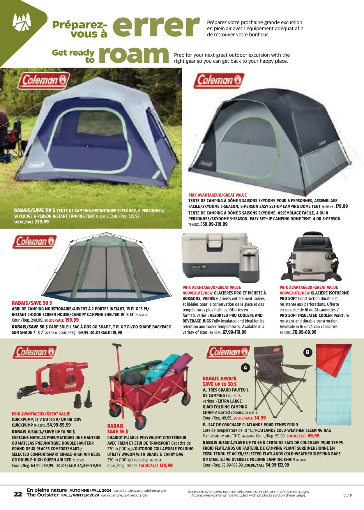 Flyer Canadian Tire 29.08.2024 - 18.09.2024