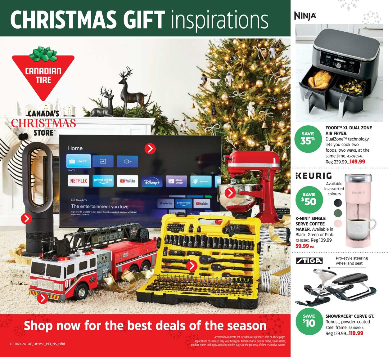 Flyer Canadian Tire - Christmas Gift Inspirations 28 Nov 2024 - 22 Dec 2024