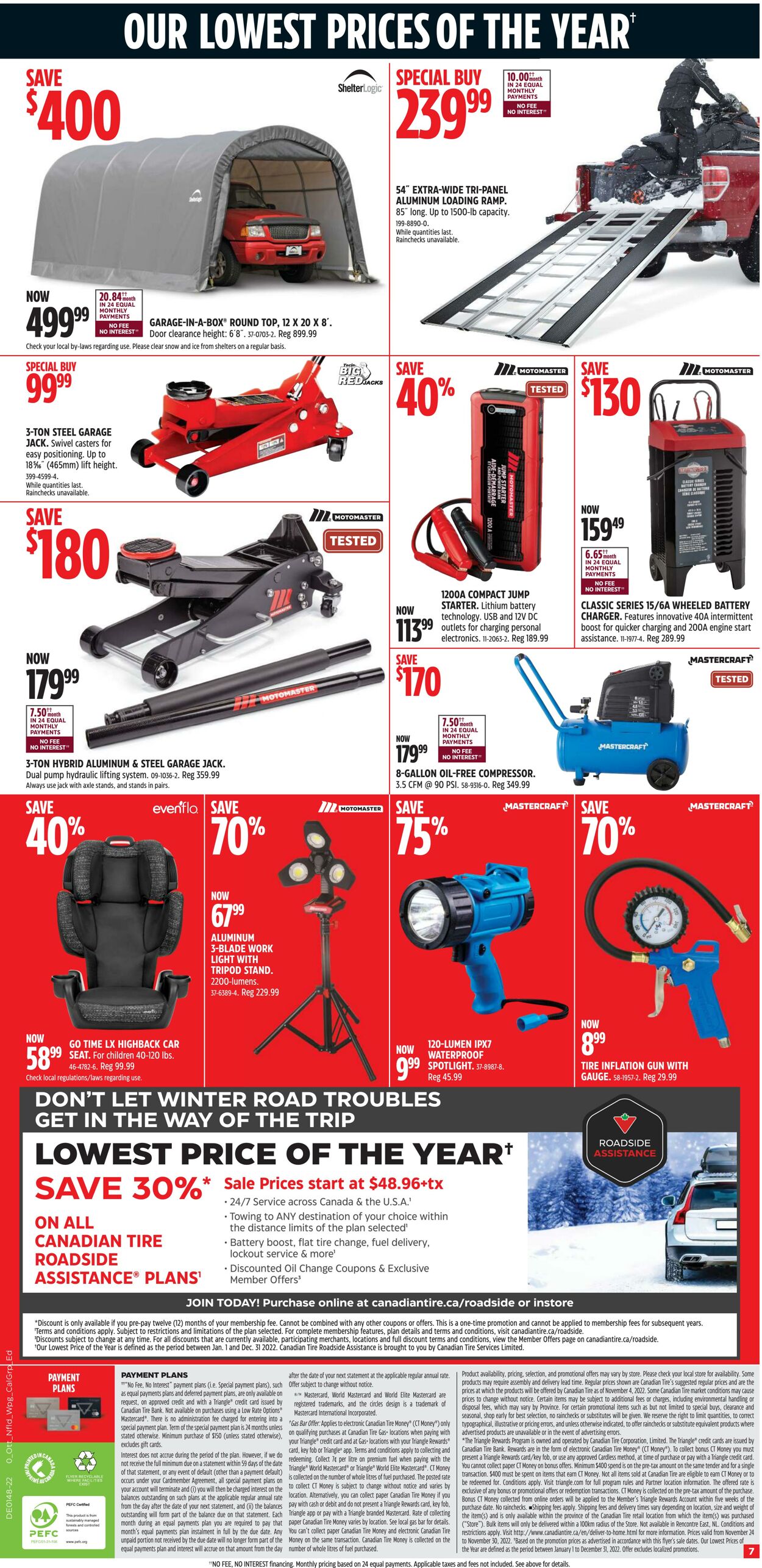 Flyer Canadian Tire 24.11.2022 - 30.11.2022