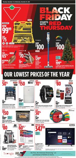 Flyer Canadian Tire 23.11.2023 - 29.11.2023