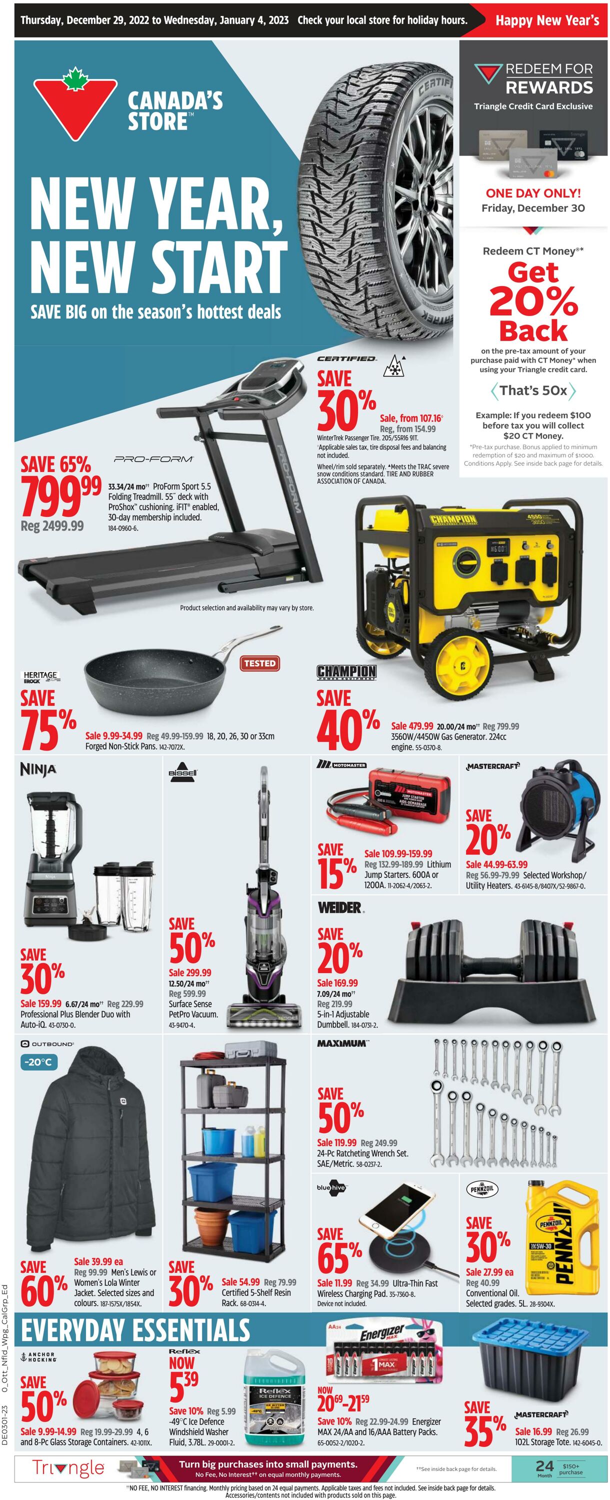 Flyer Canadian Tire 29.12.2022-04.01.2023