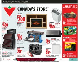 Flyer Canadian Tire 26.01.2023-01.02.2023