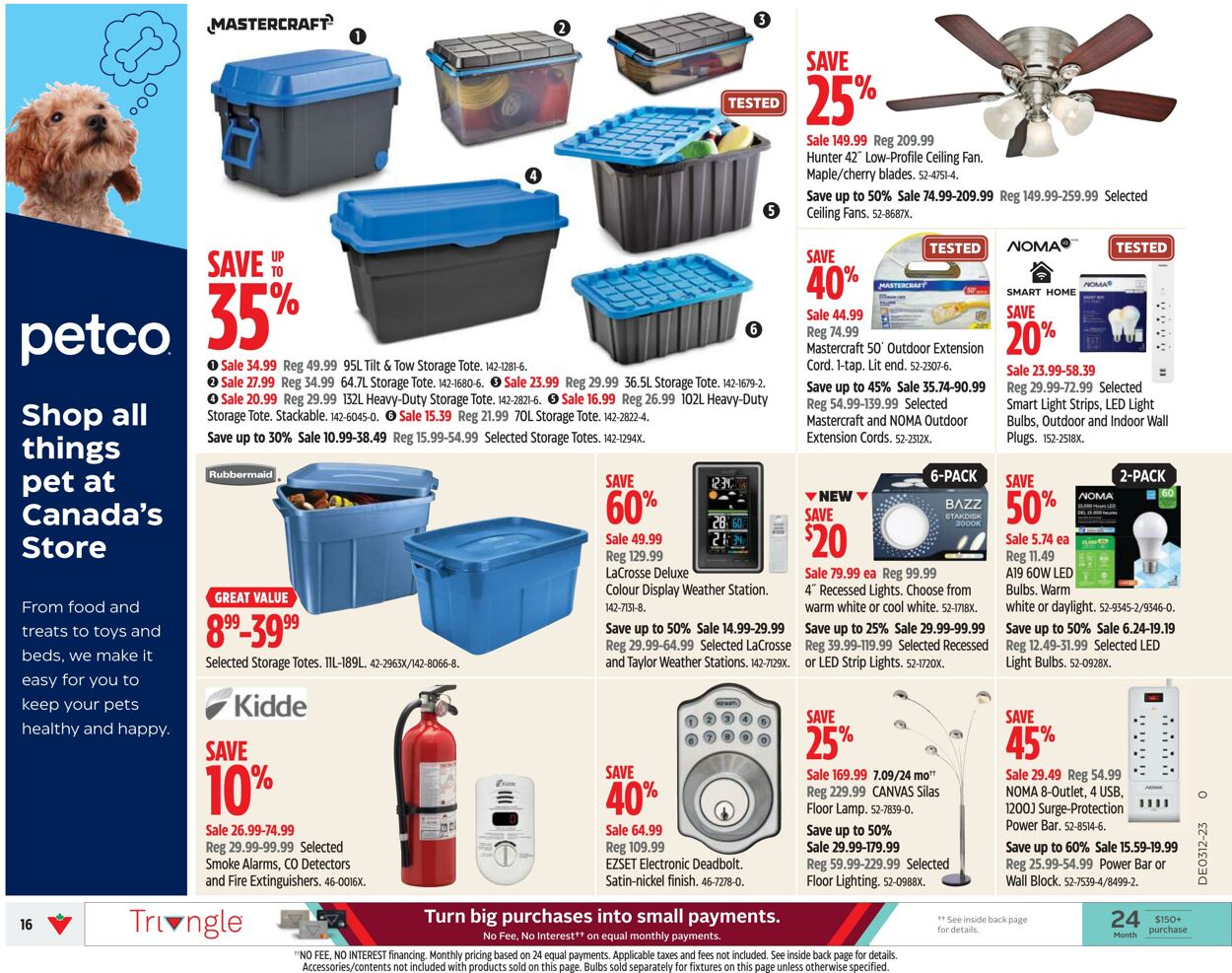 Flyer Canadian Tire 16.03.2023 - 22.03.2023