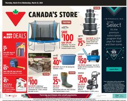 Flyer Canadian Tire 09.03.2023 - 29.03.2023