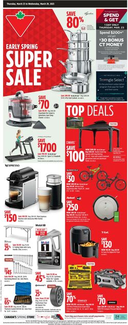 Flyer Canadian Tire 23.03.2023 - 29.03.2023