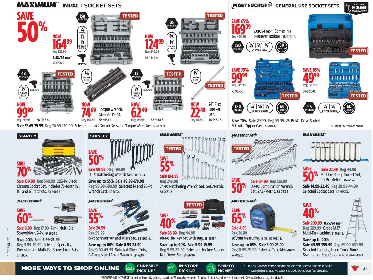 Flyer Canadian Tire 30.03.2023 - 05.04.2023