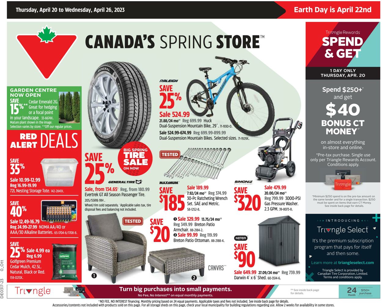 Flyer Canadian Tire 20.04.2023 - 26.04.2023
