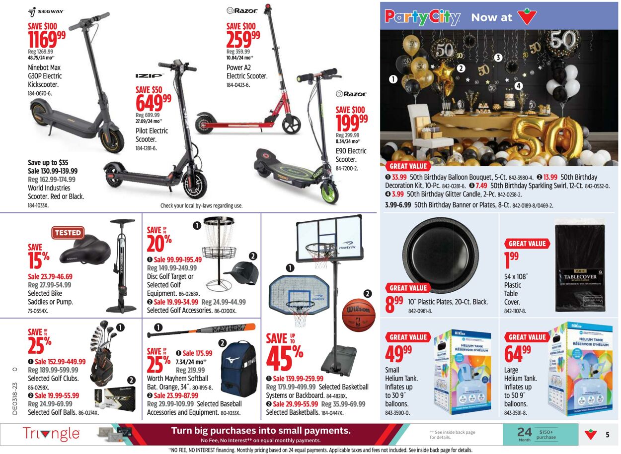 Flyer Canadian Tire 27.04.2023 - 03.05.2023