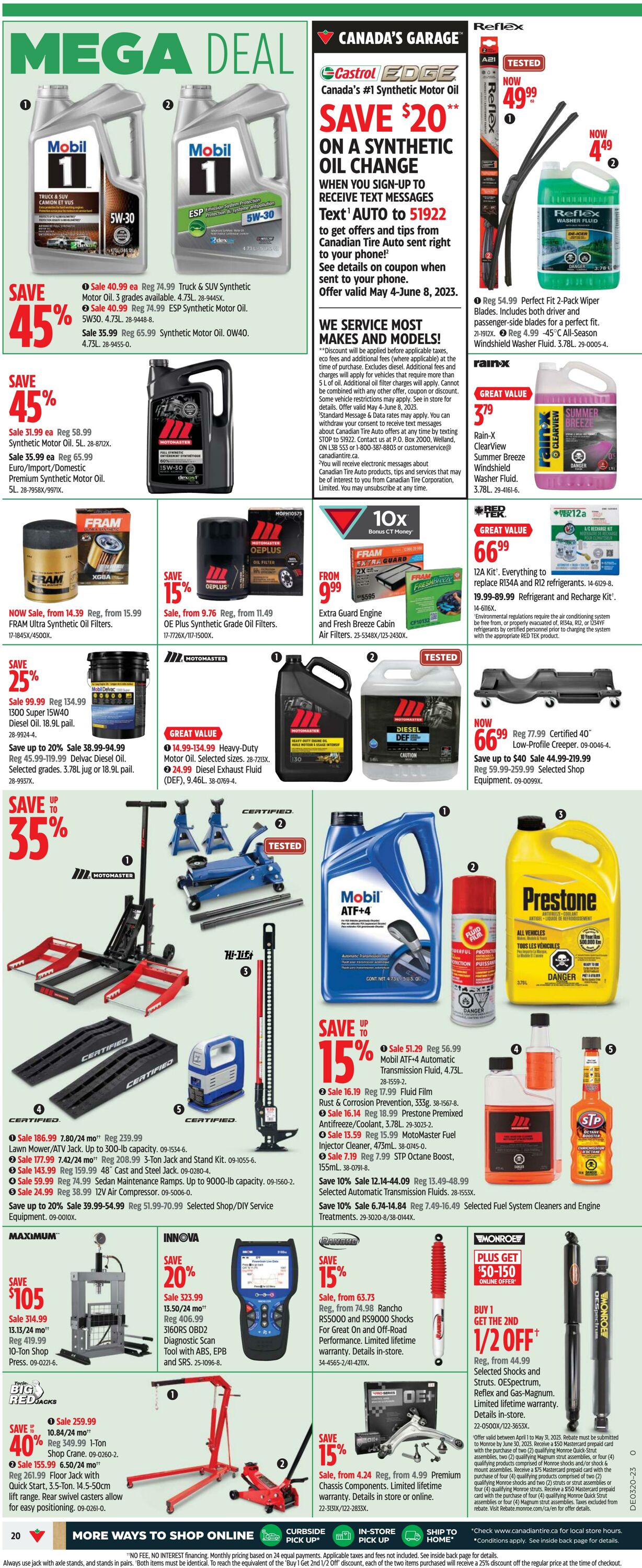 Flyer Canadian Tire 11.05.2023 - 17.05.2023