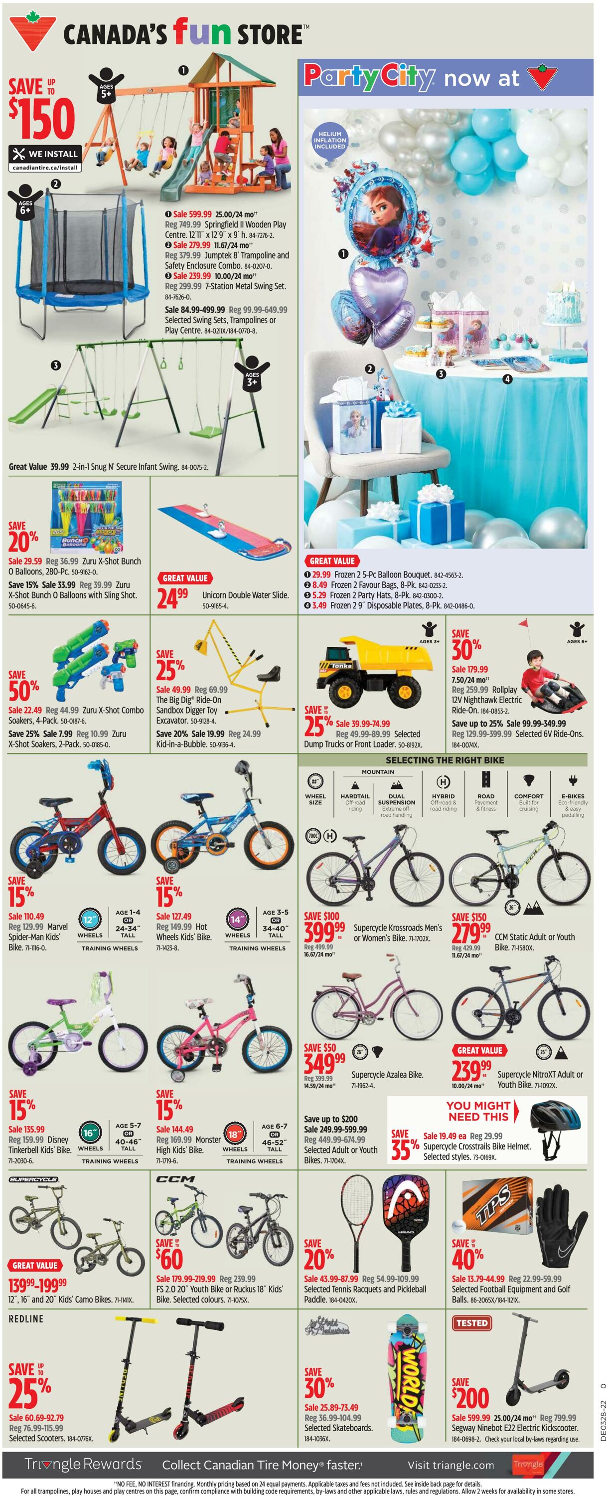 Flyer Canadian Tire 07.07.2022 - 13.07.2022