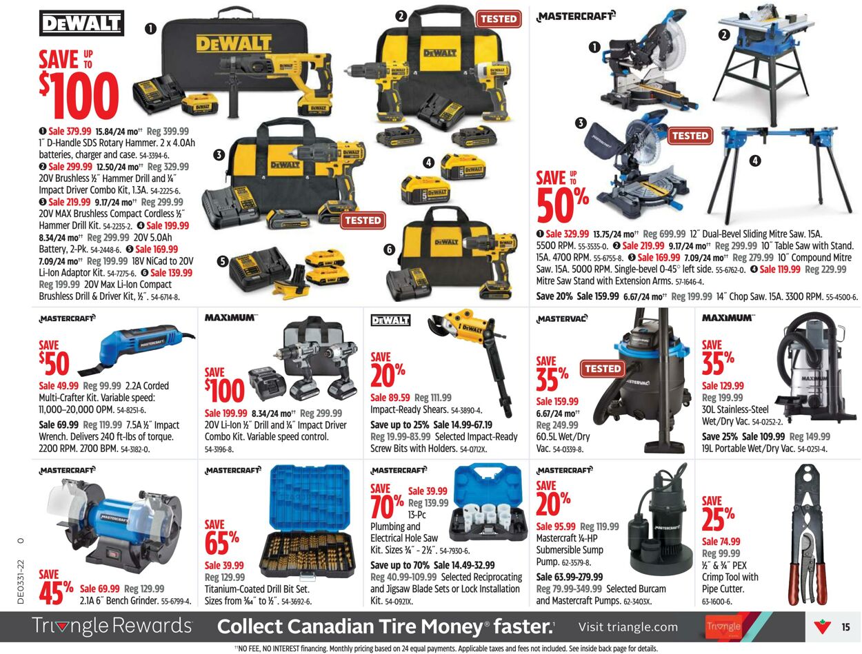 Flyer Canadian Tire 28.07.2022 - 03.08.2022