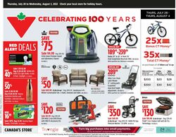 Flyer Canadian Tire 28.07.2022-03.08.2022