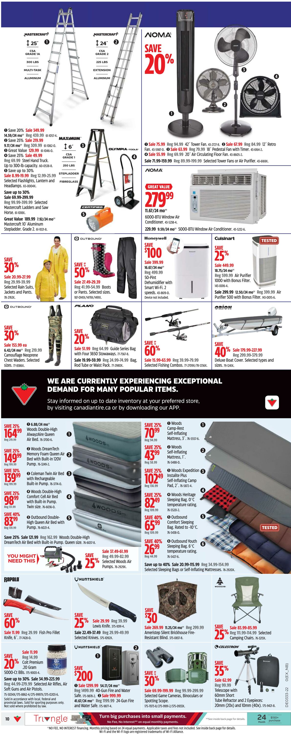 Flyer Canadian Tire 11.08.2022 - 17.08.2022