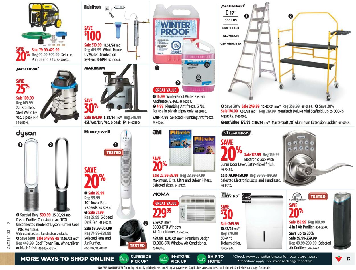 Flyer Canadian Tire 18.08.2022 - 24.08.2022