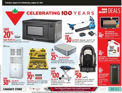Flyer Canadian Tire 18.08.2022-24.08.2022