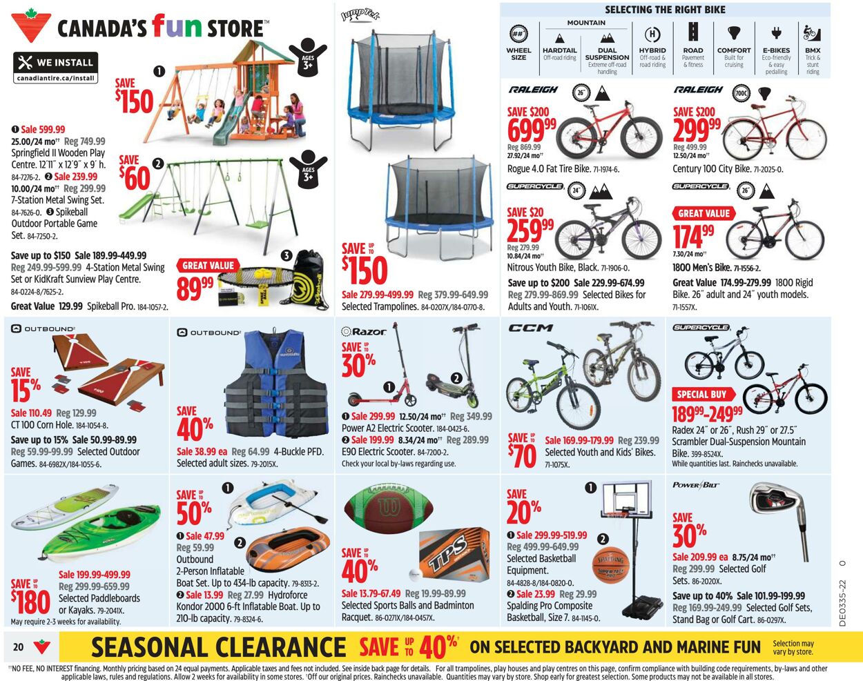 Flyer Canadian Tire 25.08.2022 - 31.08.2022