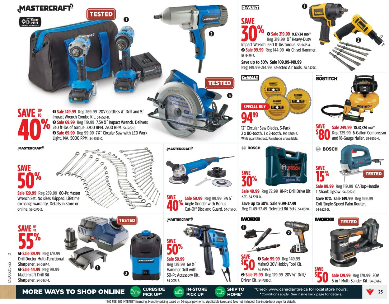 Flyer Canadian Tire 25.08.2022 - 31.08.2022