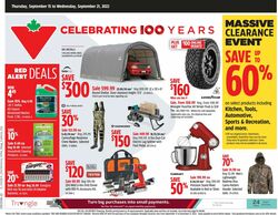 Flyer Canadian Tire 15.09.2022-21.09.2022