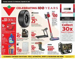 Flyer Canadian Tire 22.09.2022-28.09.2022
