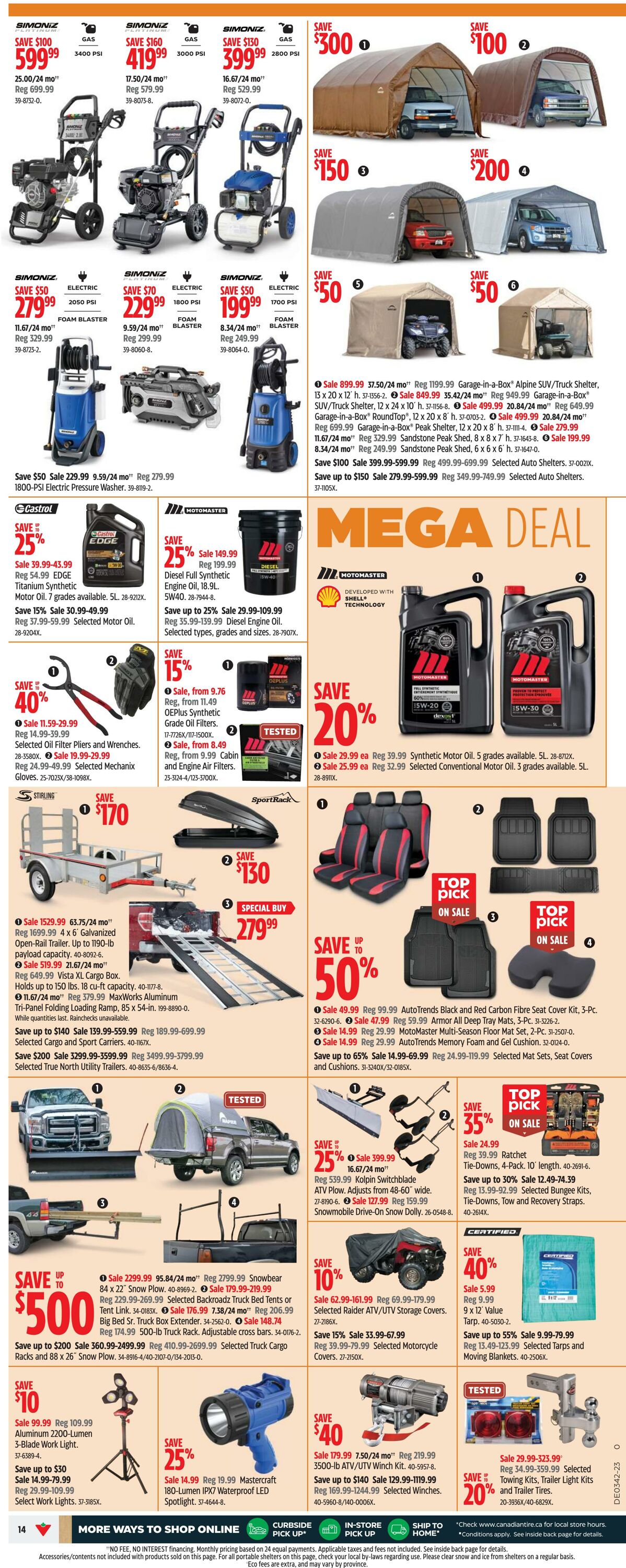 Flyer Canadian Tire 12.10.2023 - 18.10.2023