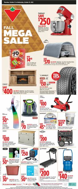 Flyer Canadian Tire 13.10.2022-19.10.2022