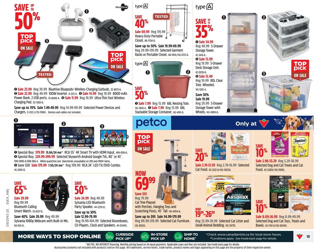 Flyer Canadian Tire 19.10.2023 - 25.10.2023