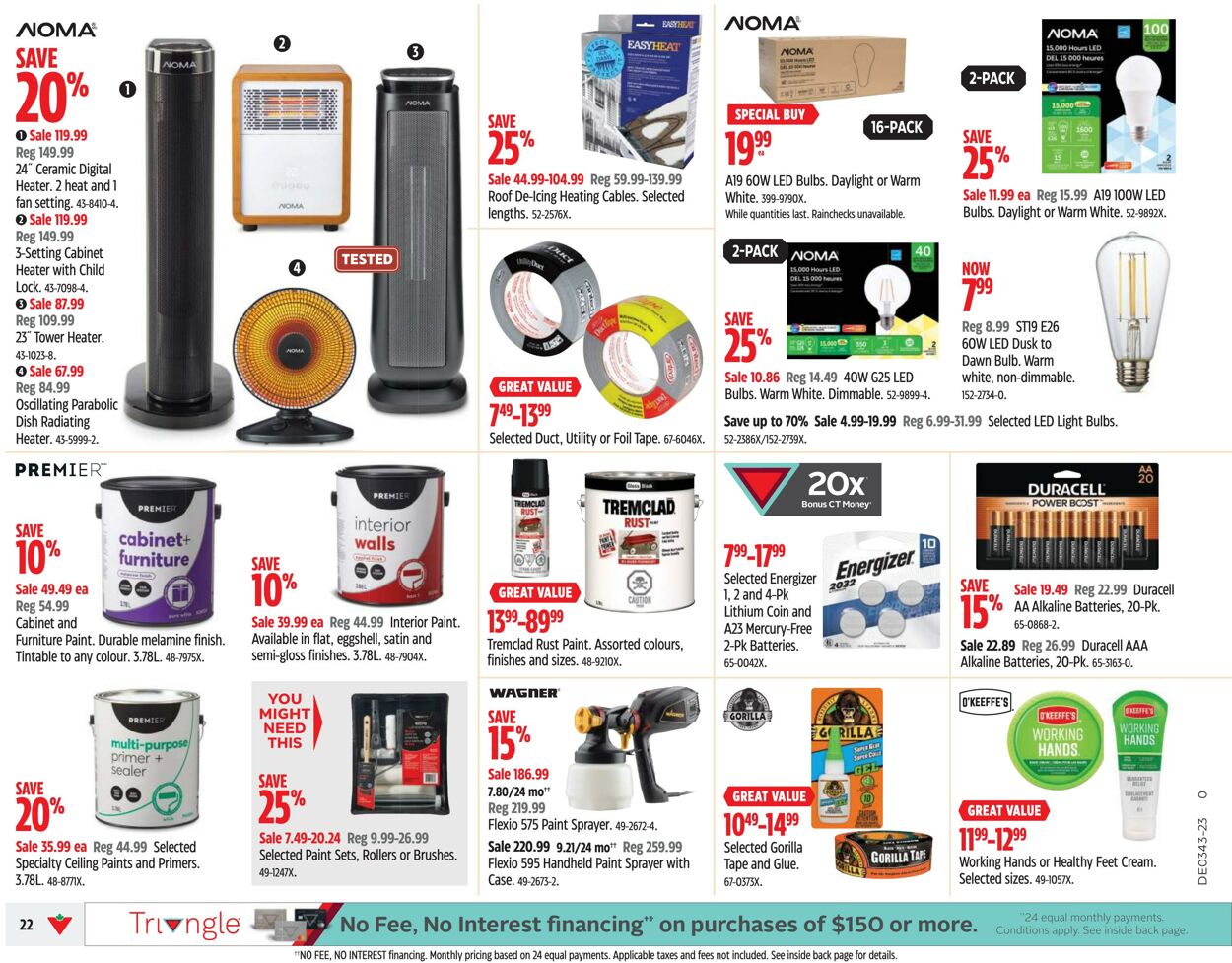 Flyer Canadian Tire 19.10.2023 - 25.10.2023