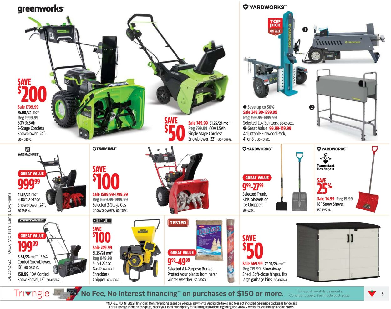 Flyer Canadian Tire 19.10.2023 - 25.10.2023
