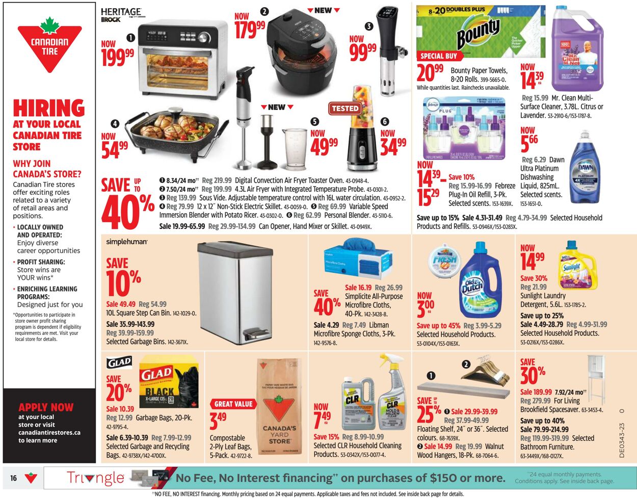 Flyer Canadian Tire 19.10.2023 - 25.10.2023