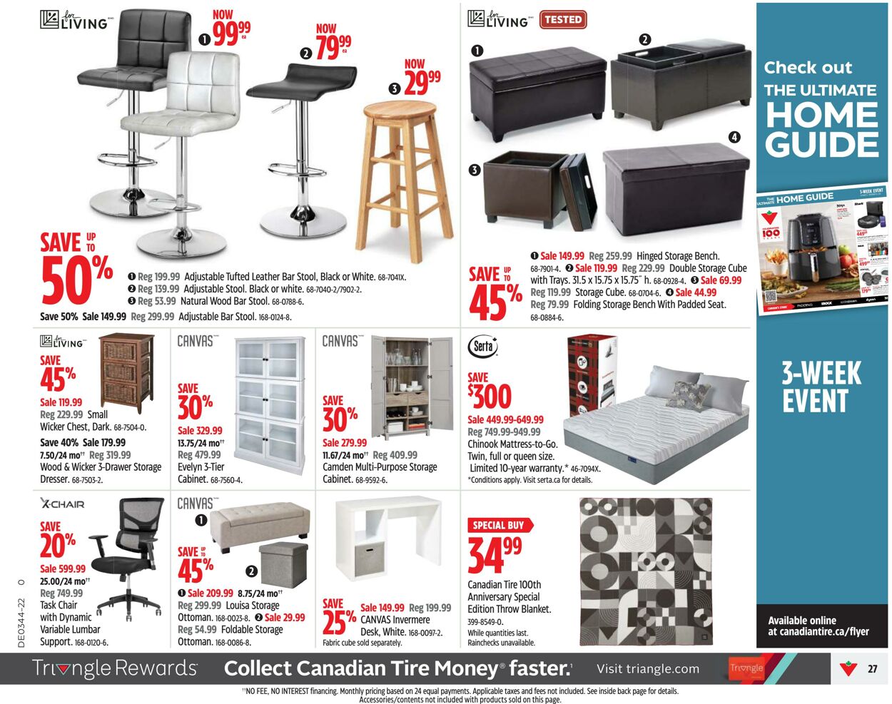 Flyer Canadian Tire 27.10.2022 - 02.11.2022