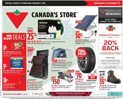 Flyer Canadian Tire 27.10.2022-02.11.2022