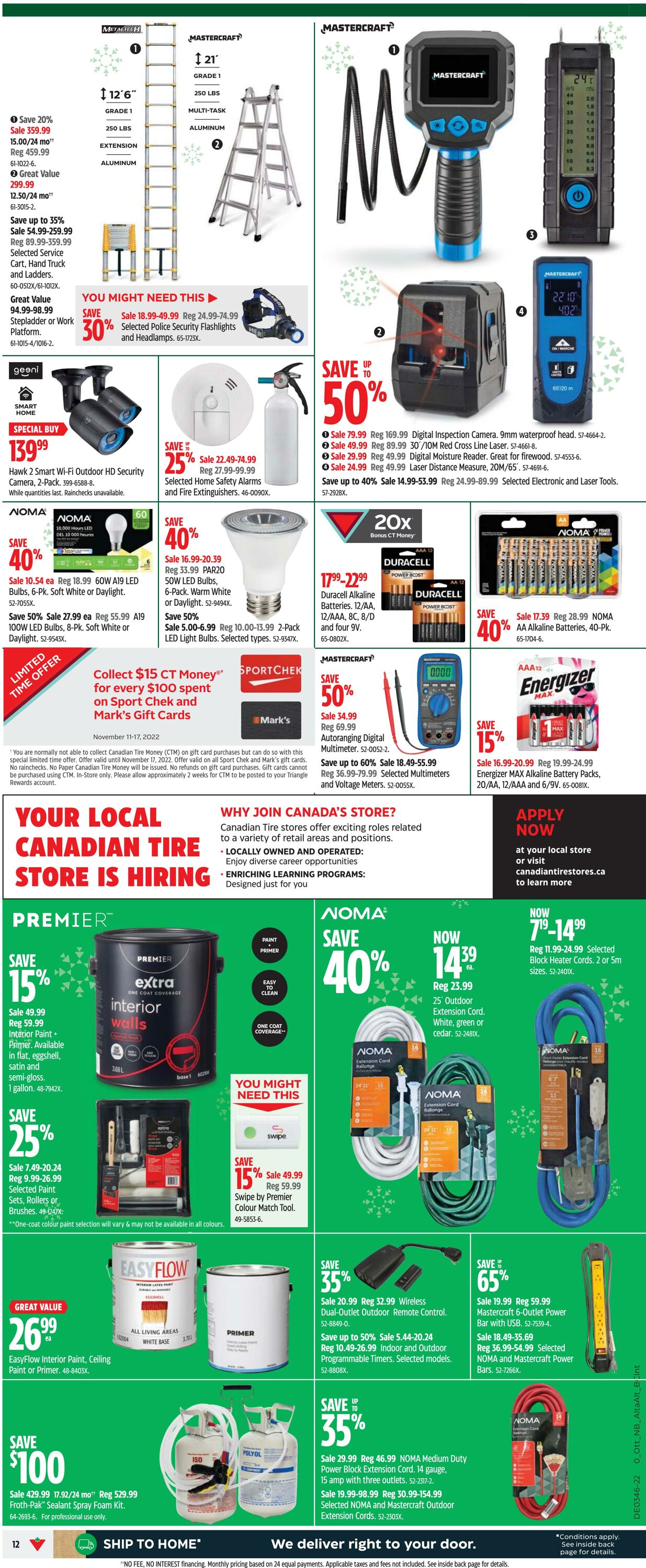 Flyer Canadian Tire 10.11.2022 - 16.11.2022