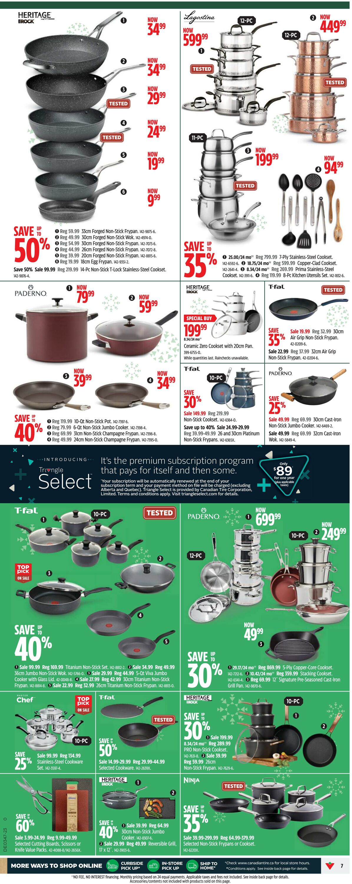 Flyer Canadian Tire 16.11.2023 - 22.11.2023