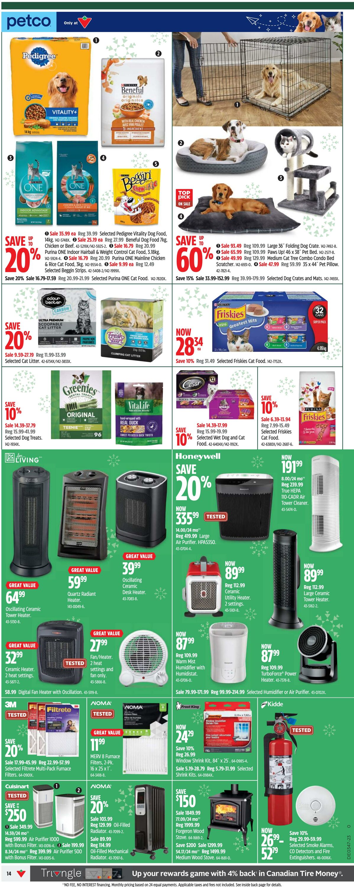 Flyer Canadian Tire 16.11.2023 - 22.11.2023