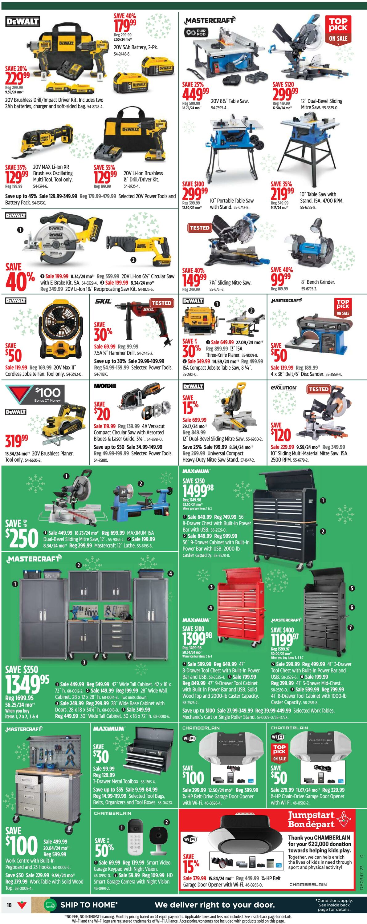 Flyer Canadian Tire 16.11.2023 - 22.11.2023