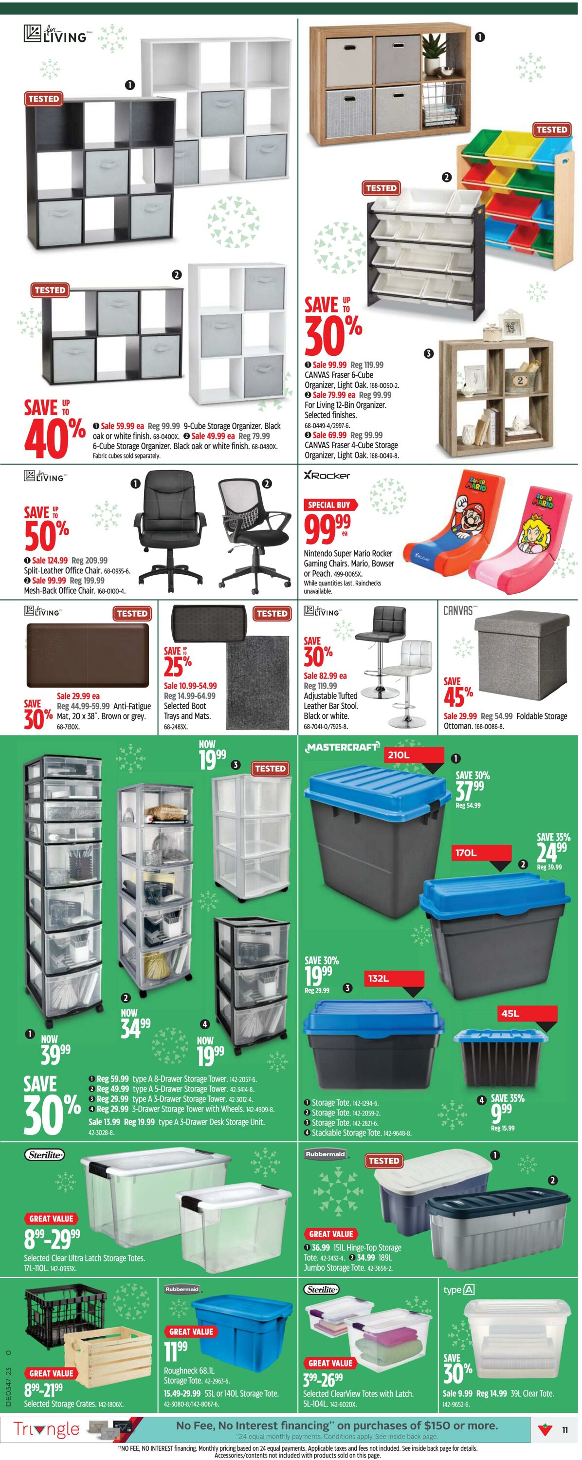 Flyer Canadian Tire 16.11.2023 - 22.11.2023