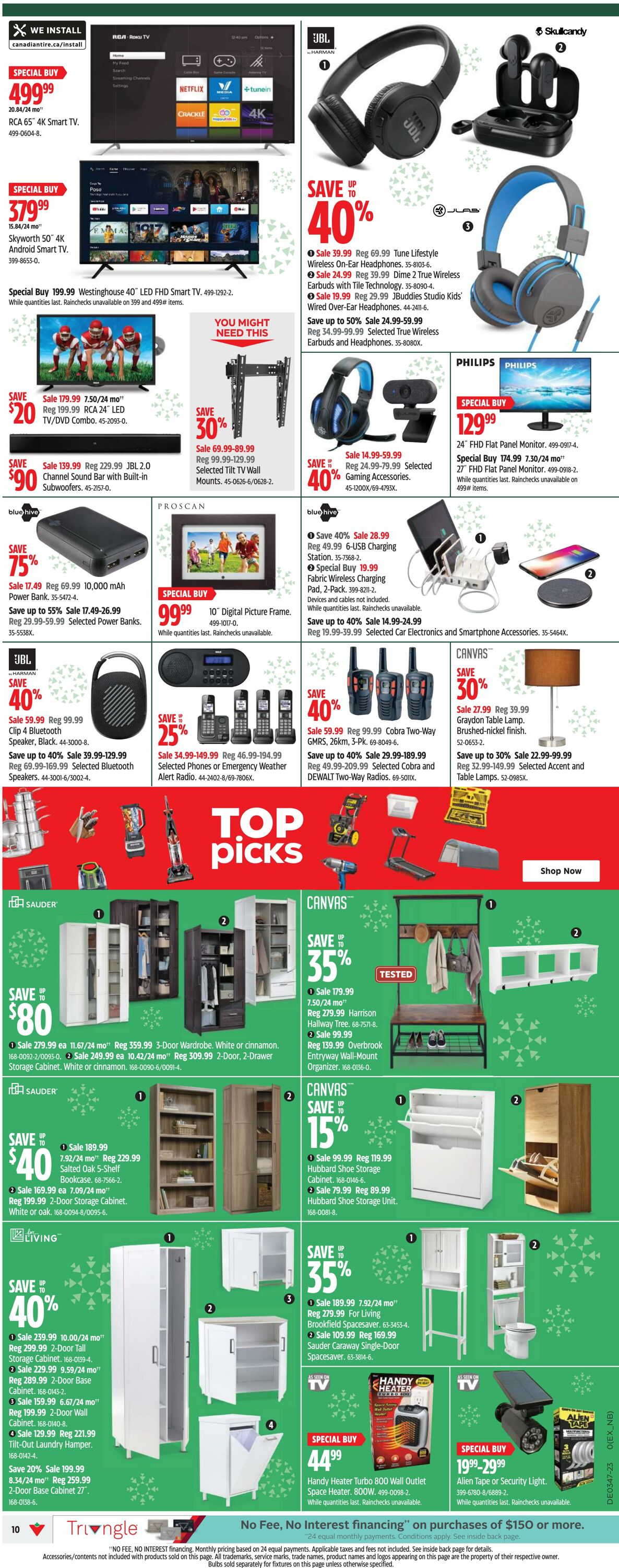 Flyer Canadian Tire 16.11.2023 - 22.11.2023