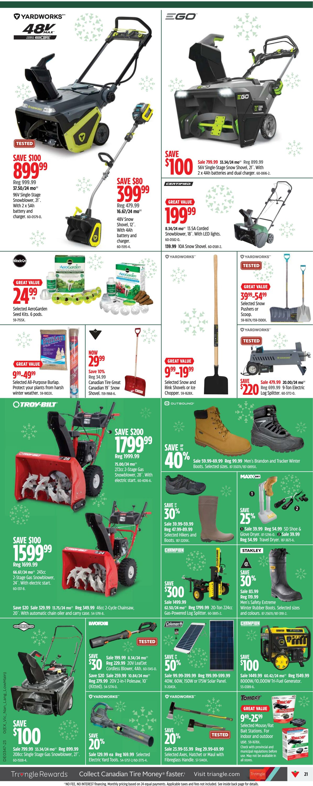 Flyer Canadian Tire 16.11.2023 - 22.11.2023