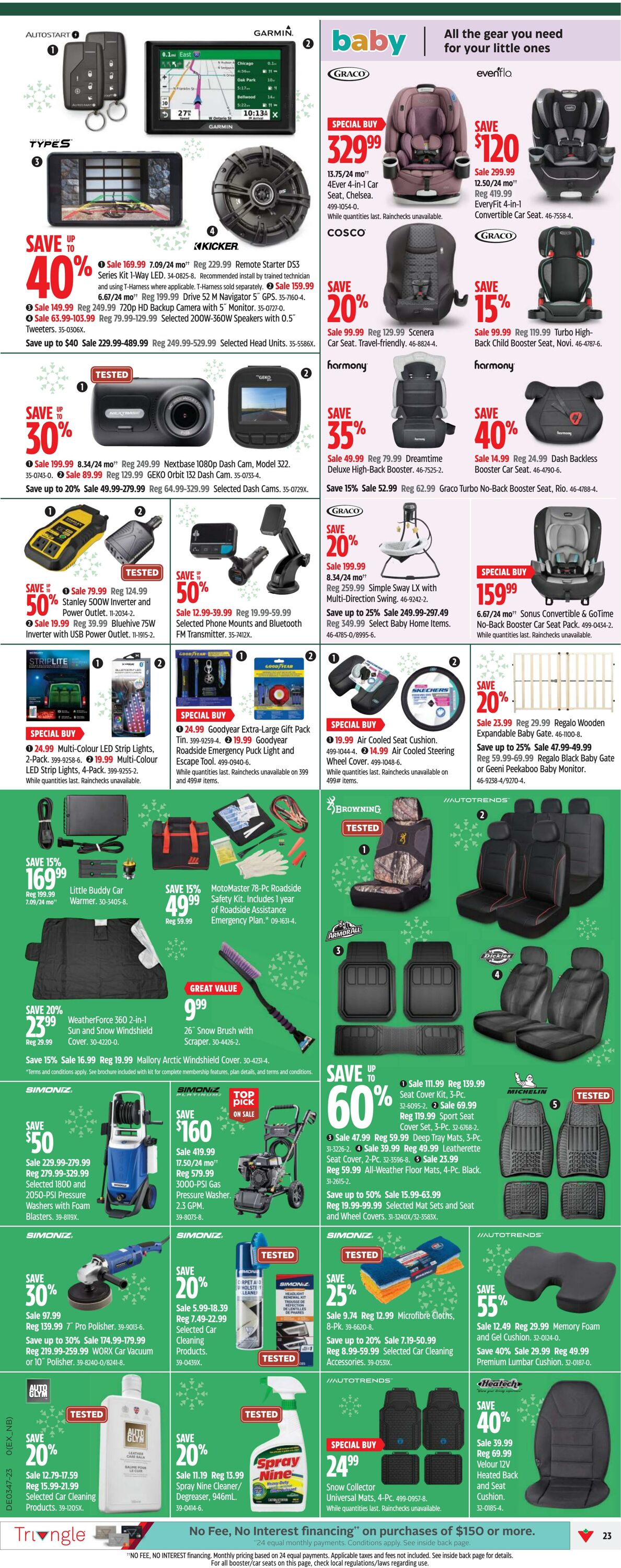 Flyer Canadian Tire 16.11.2023 - 22.11.2023