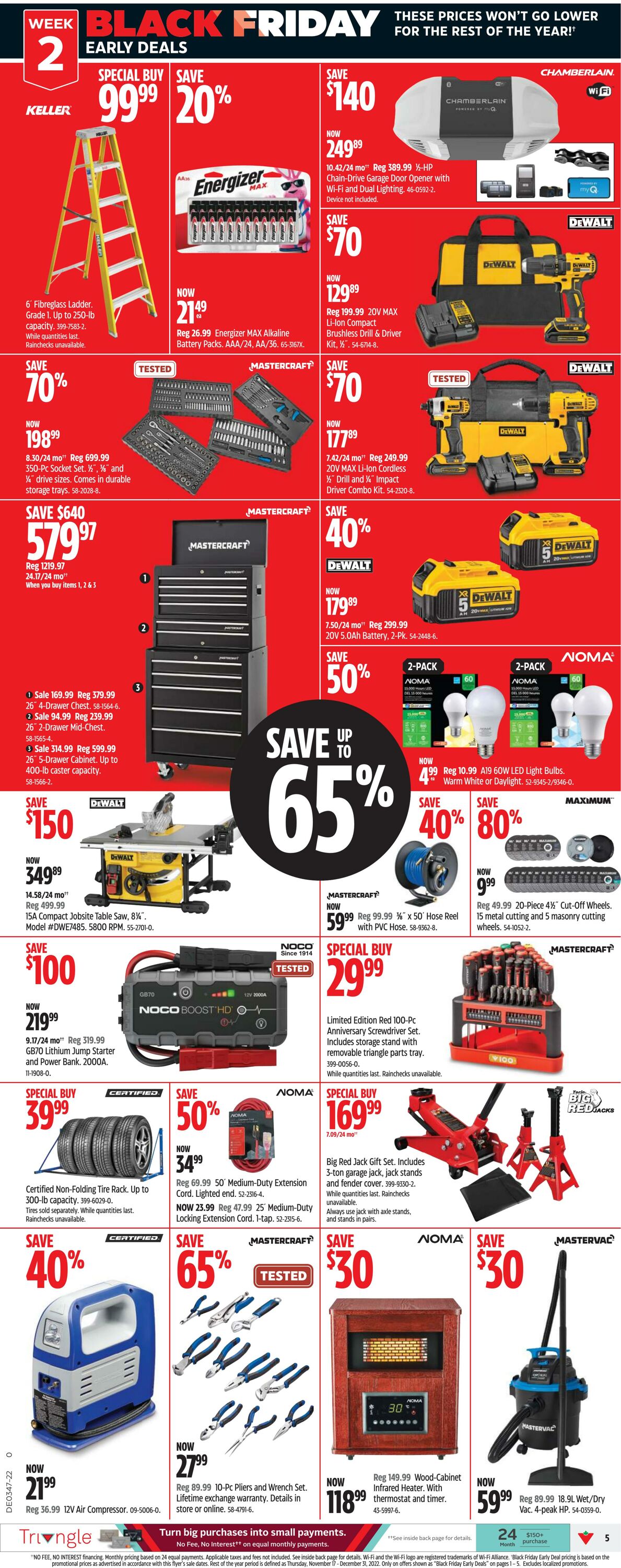 Flyer Canadian Tire 17.11.2022 - 23.11.2022