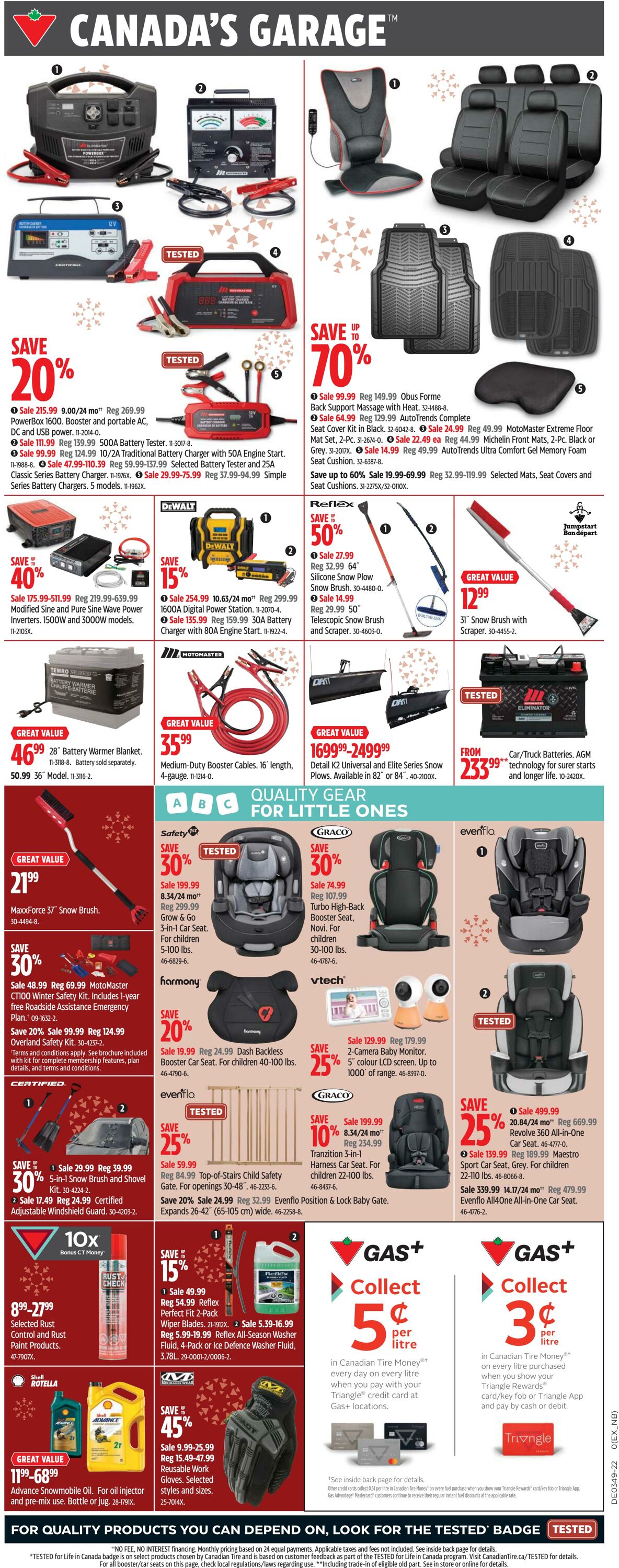 Flyer Canadian Tire 01.12.2022 - 07.12.2022