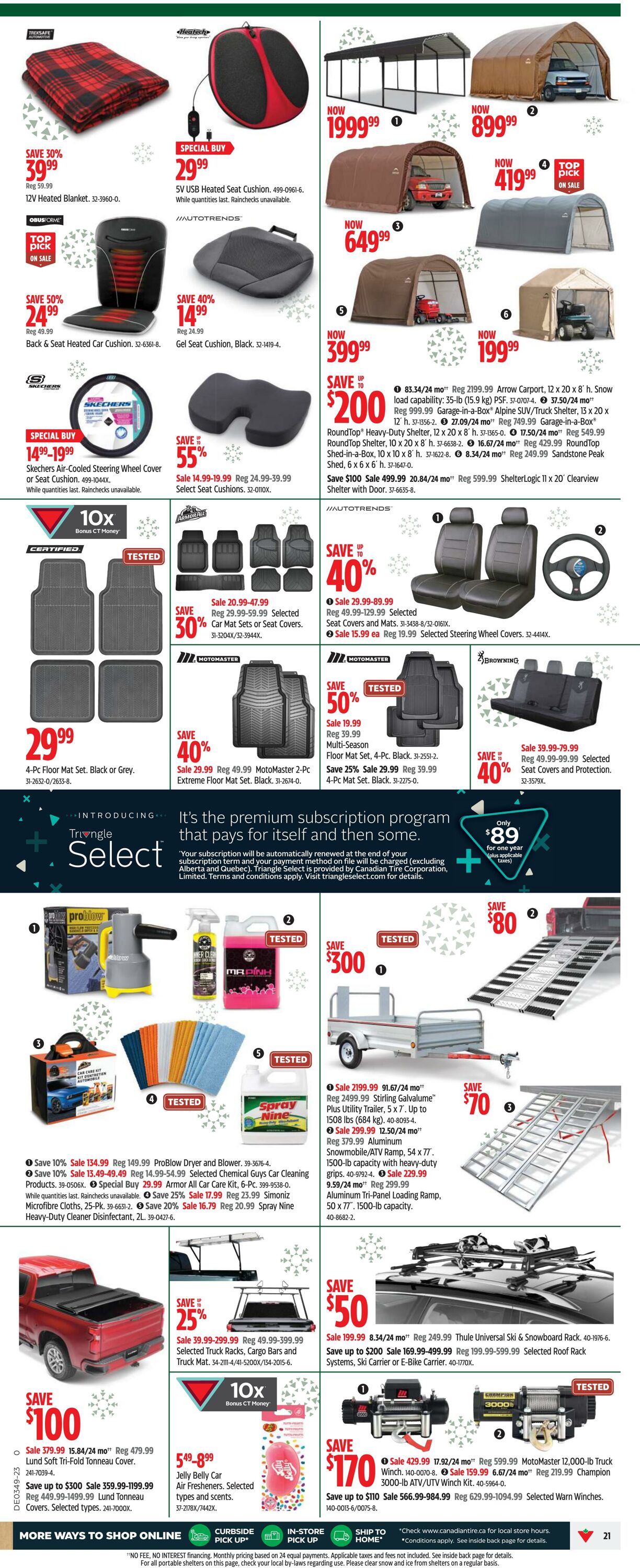 Flyer Canadian Tire 30.11.2023 - 06.12.2023