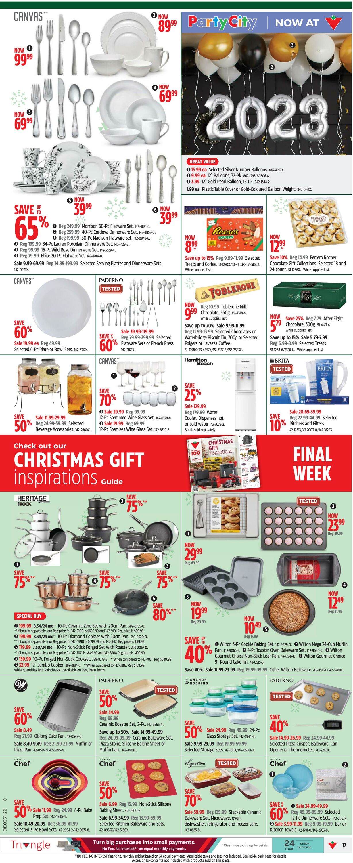 Flyer Canadian Tire 15.12.2022 - 24.12.2022