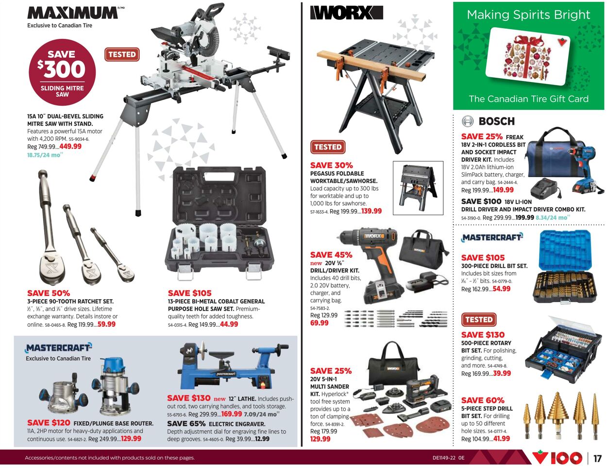 Flyer Canadian Tire 01.12.2022 - 25.12.2022