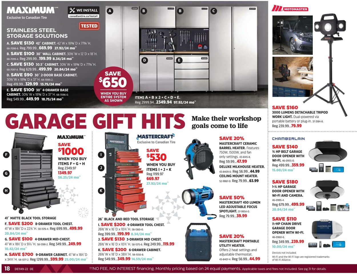 Flyer Canadian Tire 01.12.2022 - 25.12.2022